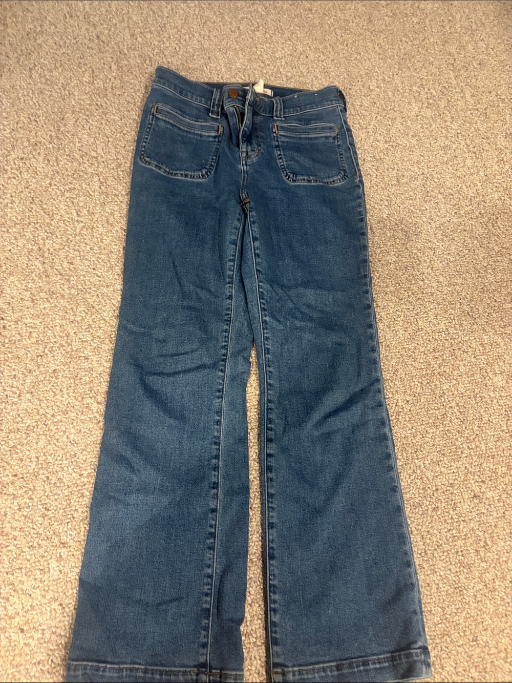 Madewell Dark Blue Wide-Leg Jeans
